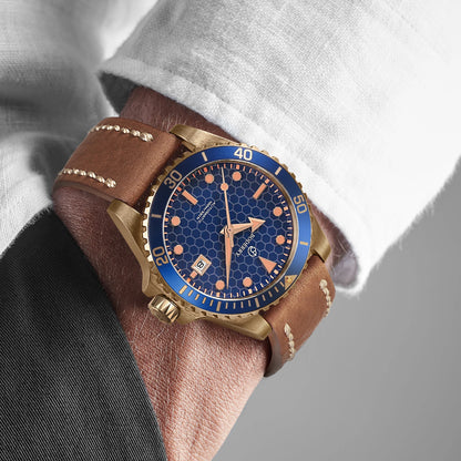 Boderry Seaturtle Titanium Diver Watch Men Luxury Bronze Watches Automatic Mechanical Wristwatch Sport 200M Waterproof Luminous