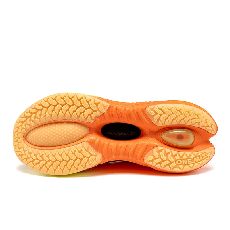ONEMIX Novos Ténis de Corrida com Amortecimento para Homem, Adequados para Corredores Pesados, com Atacadores, Desportivos, Antiderrapantes, para Exterior, para Mulher e Homem