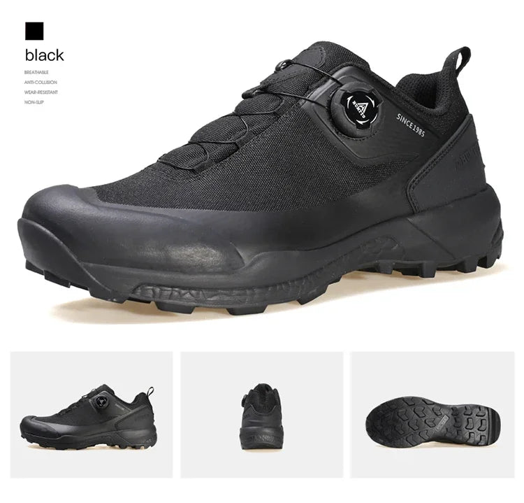 HUMTTO Men's Luxury Designer Trail Sneakers Anti-slip Sports Hiking Breathable Outdoor Trekking Boots
