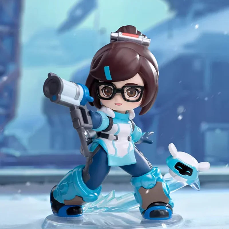 POP MART Overwatch Play of The Game Series Original Blind Box Surprise Mystery Box Cute Anime Action Figure Ornaments Figurines
