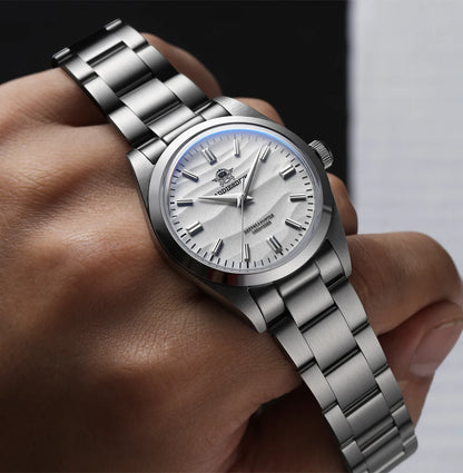ADDIESDIVE HOT AD2030 36mm Men's Watch No Logo Sports Bubble Mirror Pot Cover Glass 10Bar Quartz Wristwatches