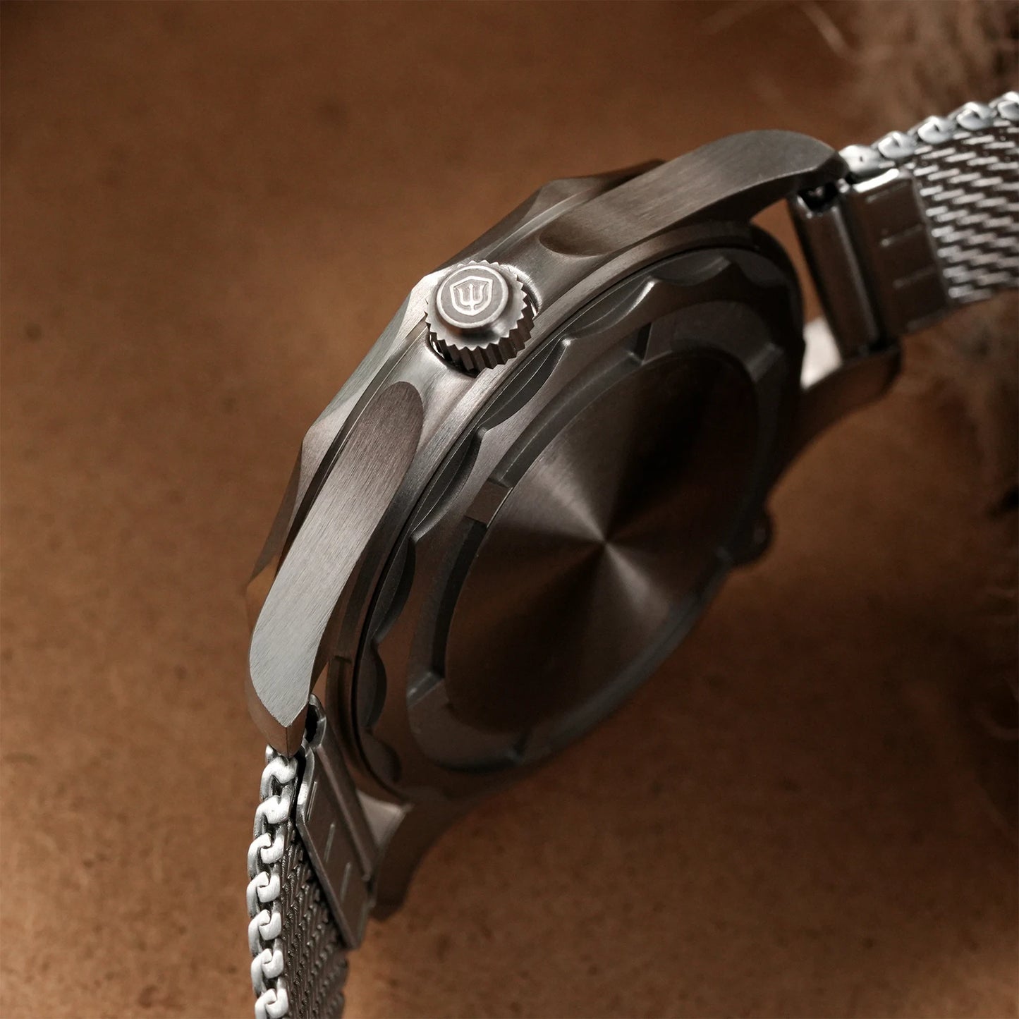 Watchdives 42mm Seafarer Grade 2 Titanium NTTD Dive Watch WD007Q V2 VH31 Sweep Second Quartz Movement Luminous Sapphire Watches