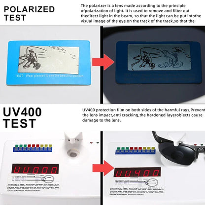 Pánské polarizované sluneční brýle značky CLLOIO s hliníkovým rámem, UV400, protisvětelné, brýle pro řidiče, bezrámové Oculos De Sol