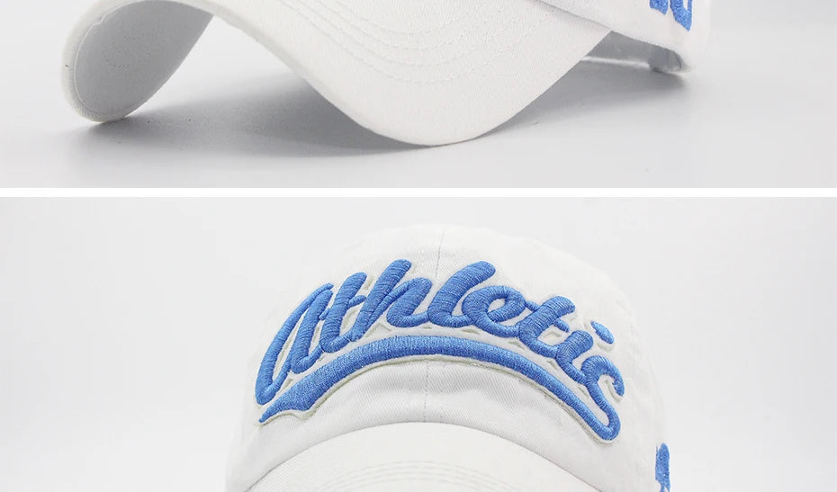 Baseballkappe mit großer Buchstabenstickerei für Herren, Sommer, Freizeit, Damenmode, Snapback, Baumwollkappen, Schirm, Hip-Hop-Mütze, Herbst, verstellbar