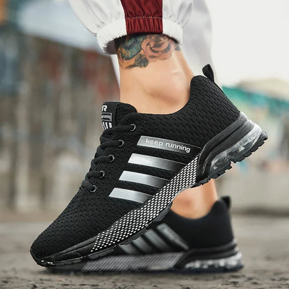 2025 Summer New Men Casual Sports Shoes Breathable Outdoor Running Shoes Comfortable Thick Bottom Fashionable Climbing Femininos