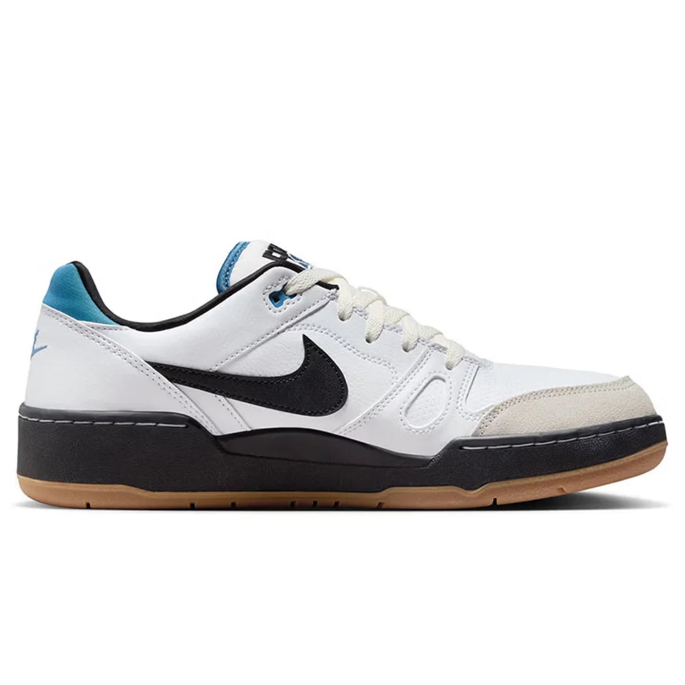 Nike Ful Force Low-Top-Skateschuhe für Herren, Schwarz/Weiß/Blau, HJ7262-100