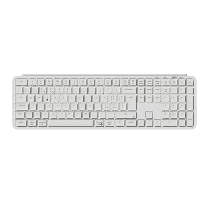 Keychron B6 Pro ISO-Layout ultraflache kabellose Tastatur in voller Größe, tragbar und leicht, mit 2.4GHz- & Bluetooth-Verbindungen