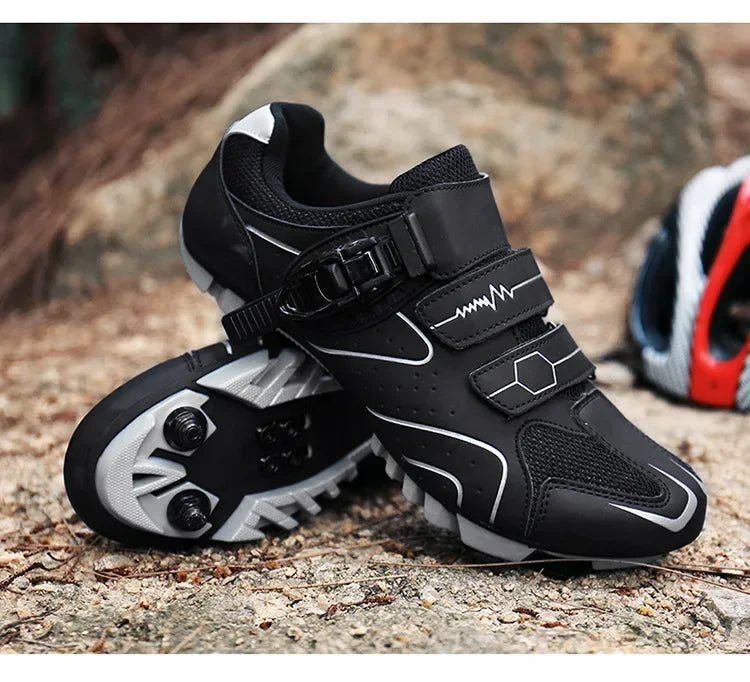 Unisex fietsschoenen met harde zool – 4-seizoenen racefietsschoenen met klikpedalen voor MTB en buitensporten