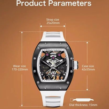 TAKE THE CHANCE Model 5 Automatic Movement RMI White Label High-end wristwatch Collector Gift for Watch Lover Gift
