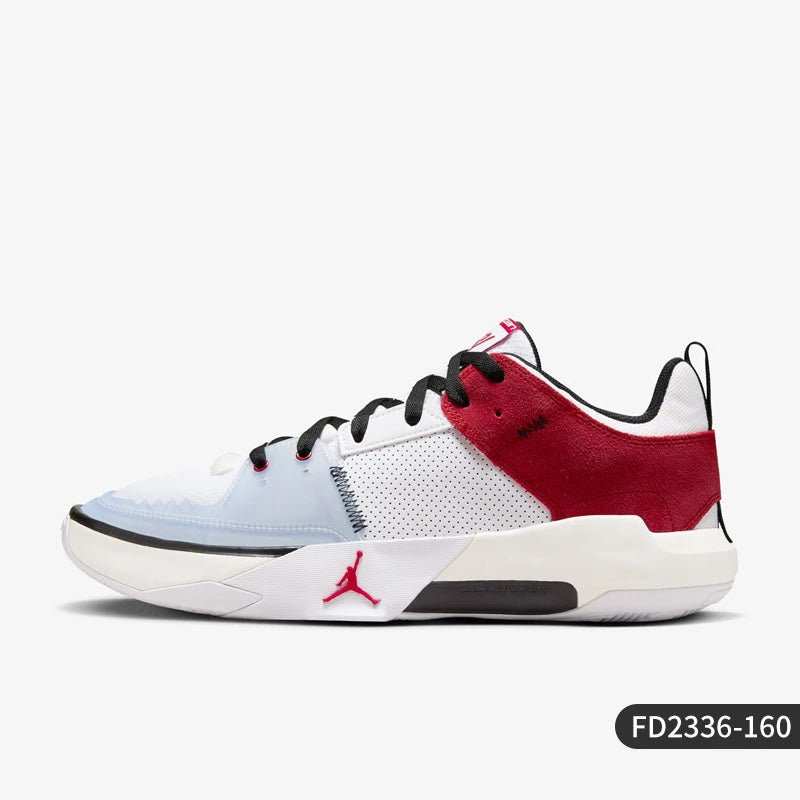 Nike official genuine JORDAN men's low cut lace up breathable fashionable basketball shoes FD2336-160