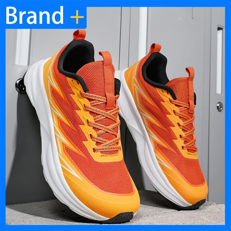 Chaussures de sport pour homme, forme large, confortables, en mesh respirant, pour le fitness en plein air et les trajets quotidiens, polyvalentes