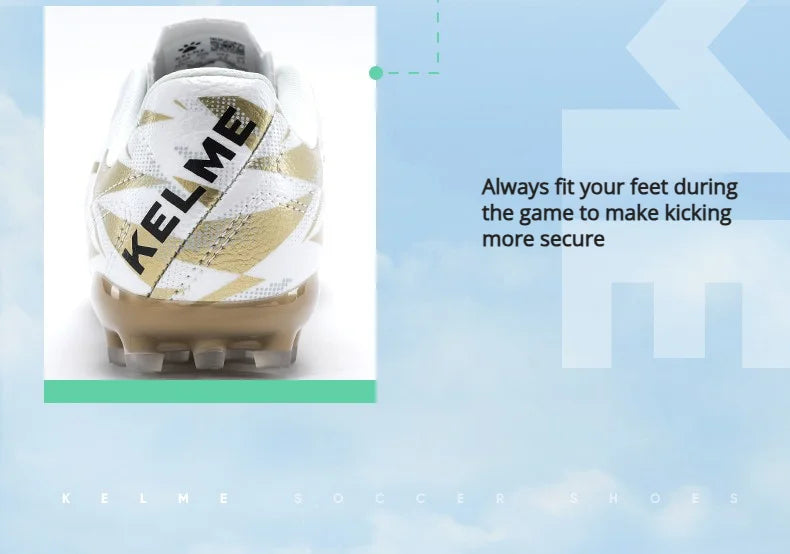 Chaussures de football Kelme Mg pour homme, chaussures de football à crampons courts pour jeunes, chaussures d'entraînement et de compétition professionnelles, chaussures de football pour filles
