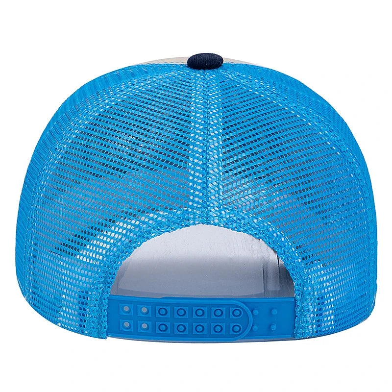Unisex Baseball Cap Classic STATION Letter Pattern Mesh Cap Men And Women Breathable Streetwear Summer Trucker Hat