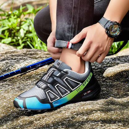 Lockless-Fahrradschuhe für Herren, Outdoor-Wander- und Cross-Country-Schuhe mit rutschfester Sohle, atmungsaktive Sportschuhe, Rennradschuhe