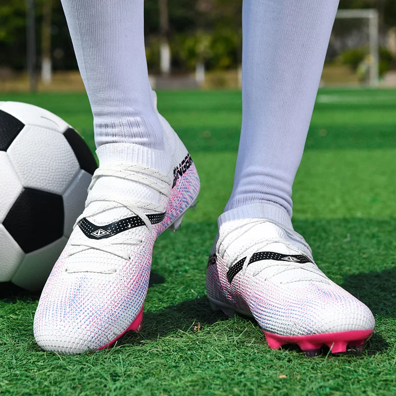 Turf voetbalschoenen Professionele voetbalschoenen voor heren Ademende mesh Jeugdvoetbalschoenen Antislip herensneakers Society Chuteira