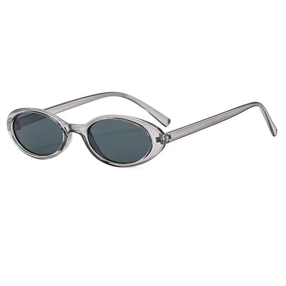 Malé oválné sluneční brýle pro ženy a muže, trendy, vintage, hip hop, kočičí oči, dámské, leopardí, černé, punkové, UV400, Oculos