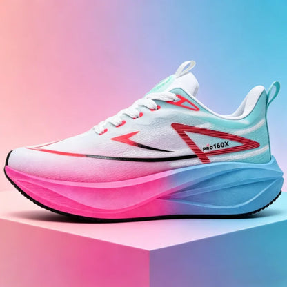 Running Shoes Carbon Board Marathon Men Sports Air Cushion Breathable Lightweight Women's Comfortable Athletic Outdoor Sneakers