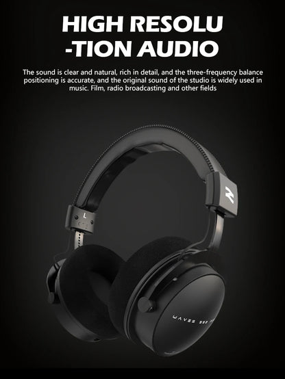Cuffie da studio TALOMEN W550x – Cuffie monitor DJ professionali cablate over-ear con driver da 50mm e cavo rimovibile