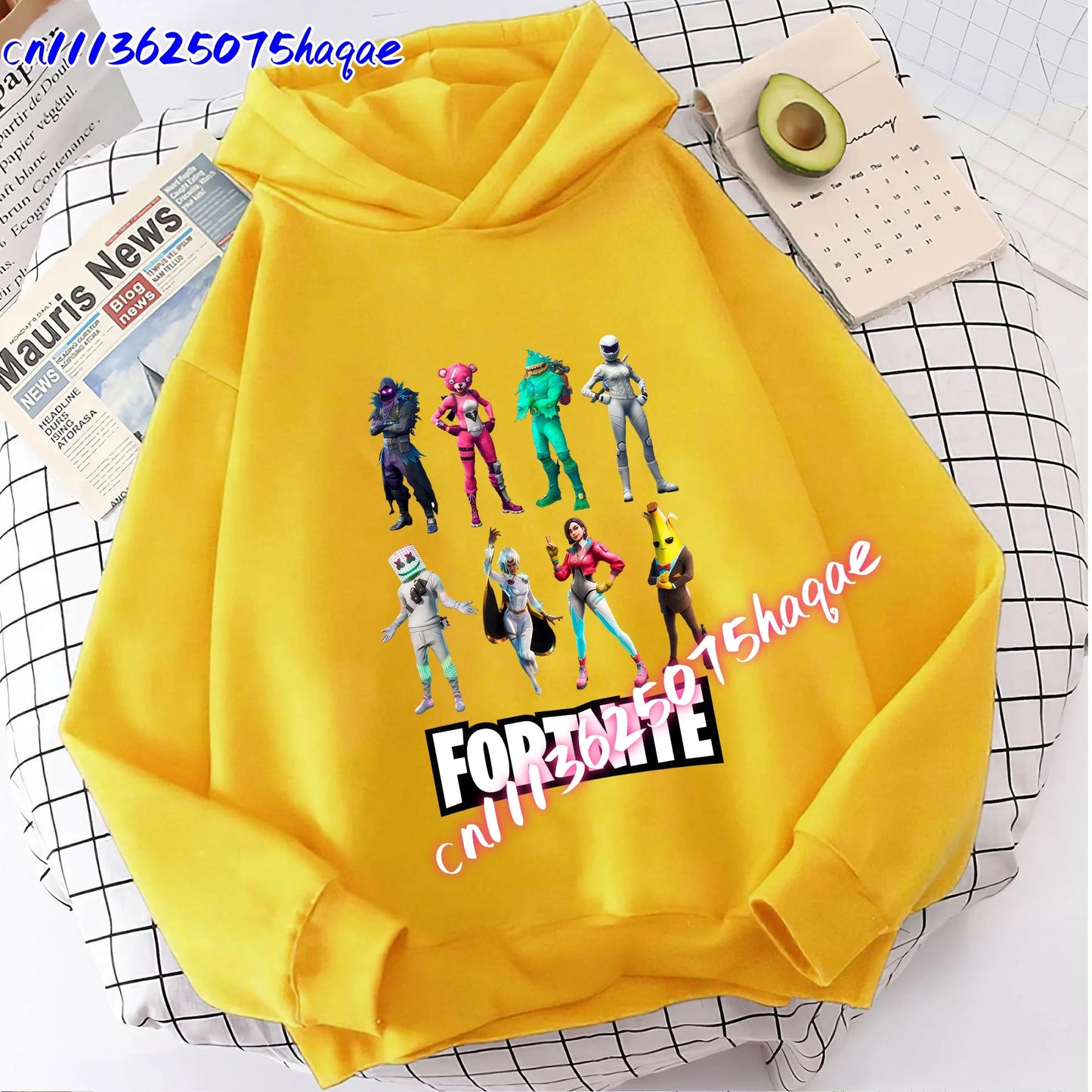 New Fortnites Kids Sweatshirts Cartoon Game Character Printed Hoodie Autumn Casuals Children Tops Winter Baby Boys Clothing