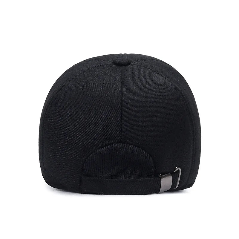 Casquette de sport imperméable, confortable et ajustable, avec oreillettes doublées, bonnet d'hiver léger pour un look décontracté