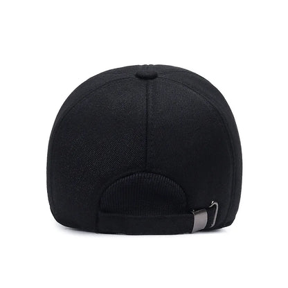 Casquette de sport imperméable, confortable et ajustable, avec oreillettes doublées, bonnet d'hiver léger pour un look décontracté