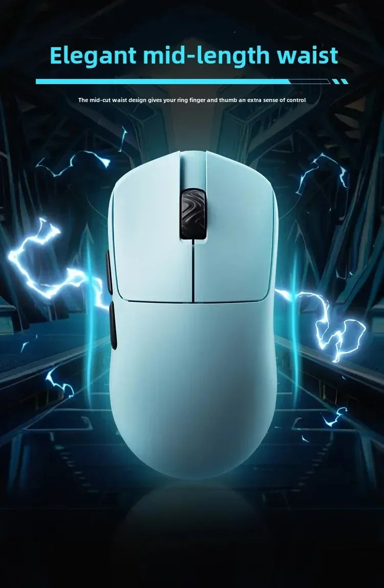 SCYROX V6 porenfreie kabellose Esports-Maus 40g 750IPS mit 8k-Empfänger, schneller Reaktion, 3950, hochwertig, 8KHz Gaming-Maus