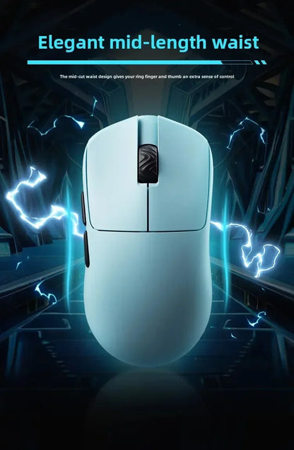 SCYROX V6 porenfreie kabellose Esports-Maus 40g 750IPS mit 8k-Empfänger, schneller Reaktion, 3950, hochwertig, 8KHz Gaming-Maus