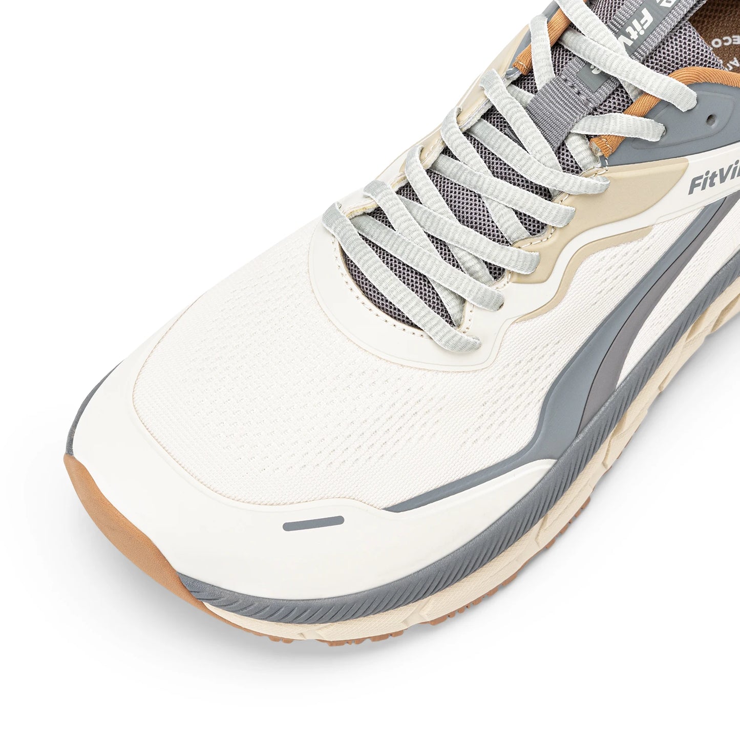 FitVille Men's Wide Toe Box Shoes Cushioned Well Sneakers Non Slip Lightweight Breathable Running Shoes for Swollen feet