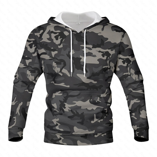 Camouflage Hoodies Men 2023 Spring Mens Military Hooded Sweatshirts Hoodie Male Street Hoody Army Green Sweatshirt Hip Hop S-4XL, produit gaming premium Fraquane, équipement gamer