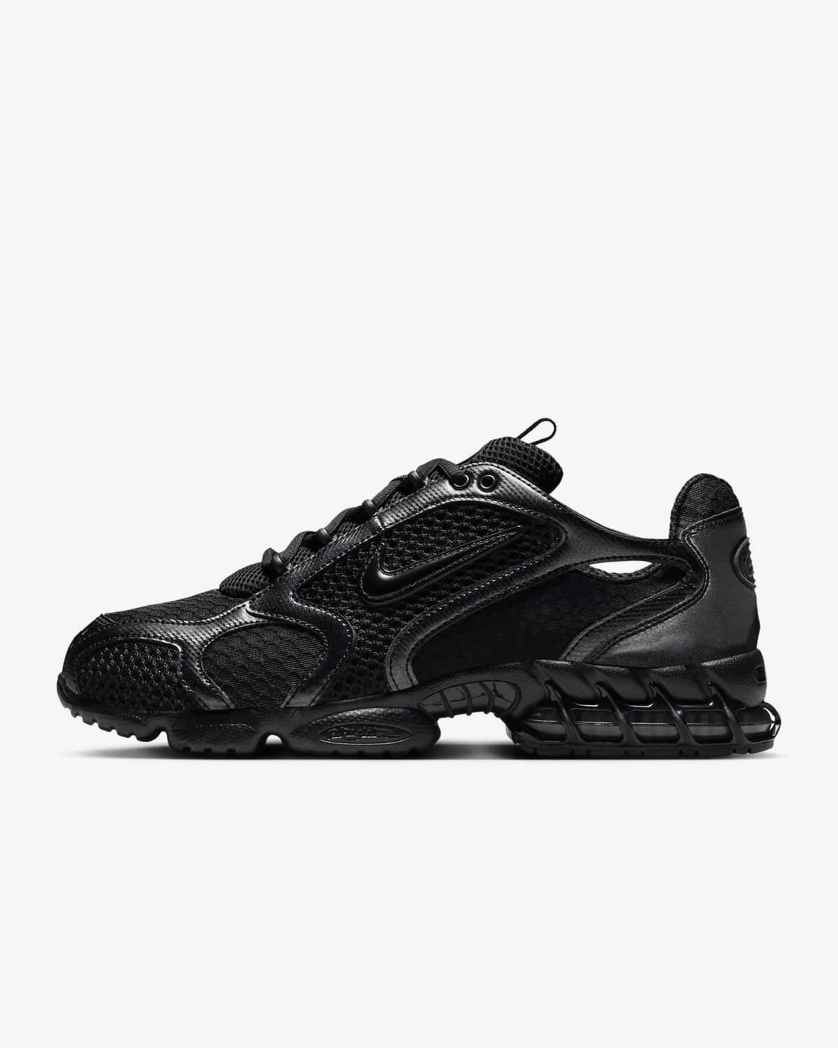 Nike Air Zoom Spiridon Cage 2 unisex žemi laisvalaikio bateliai, sportiniai, atsparūs dėvėjimuisi, pilki ir raudoni, Lifestyle avalynė CJ1288-600