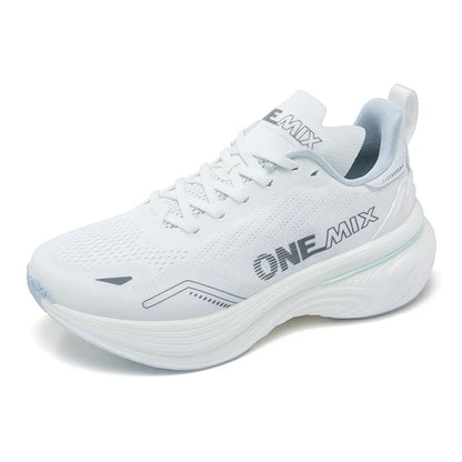 ONEMIX Bumper Max Jogging Running Shoes Unisex Lightweight Sneakers Road Wear-Resistant Fashion Sports Fitness Shoes
