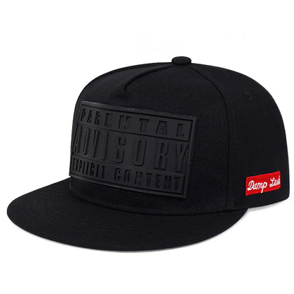 Casquette de baseball à bord plat de la marque Tide pour couple, modèle ADV, version coréenne, tendance, impression offset, casquette urbaine, protection solaire, casquette à lettres
