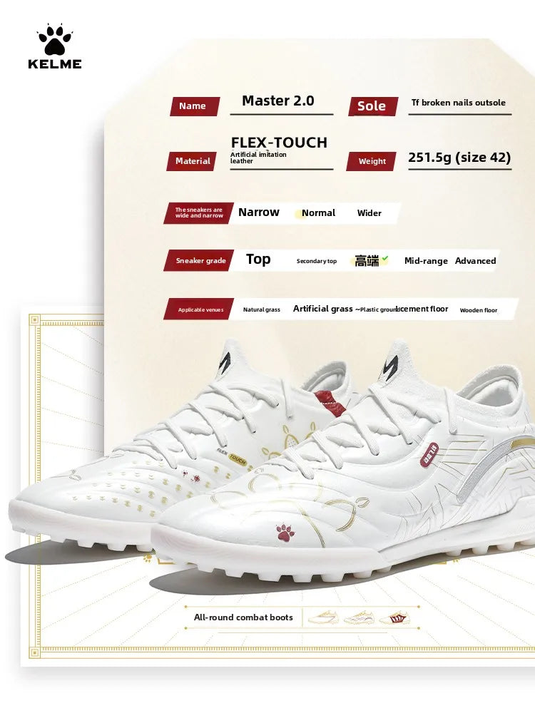 Kelme Fußballschuhe für Erwachsene TF mit geschredderten Stollen – professionelle Fußballschuhe für Spiel und Training, rutschfeste Hallenschuhe für Jugendliche