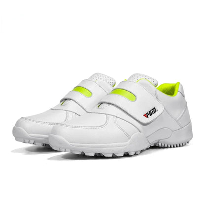 PGM Children Girls Boys Golf Shoes Anti-skid Leather Outdoor Kids Sneakers Sports Shoes XZ054