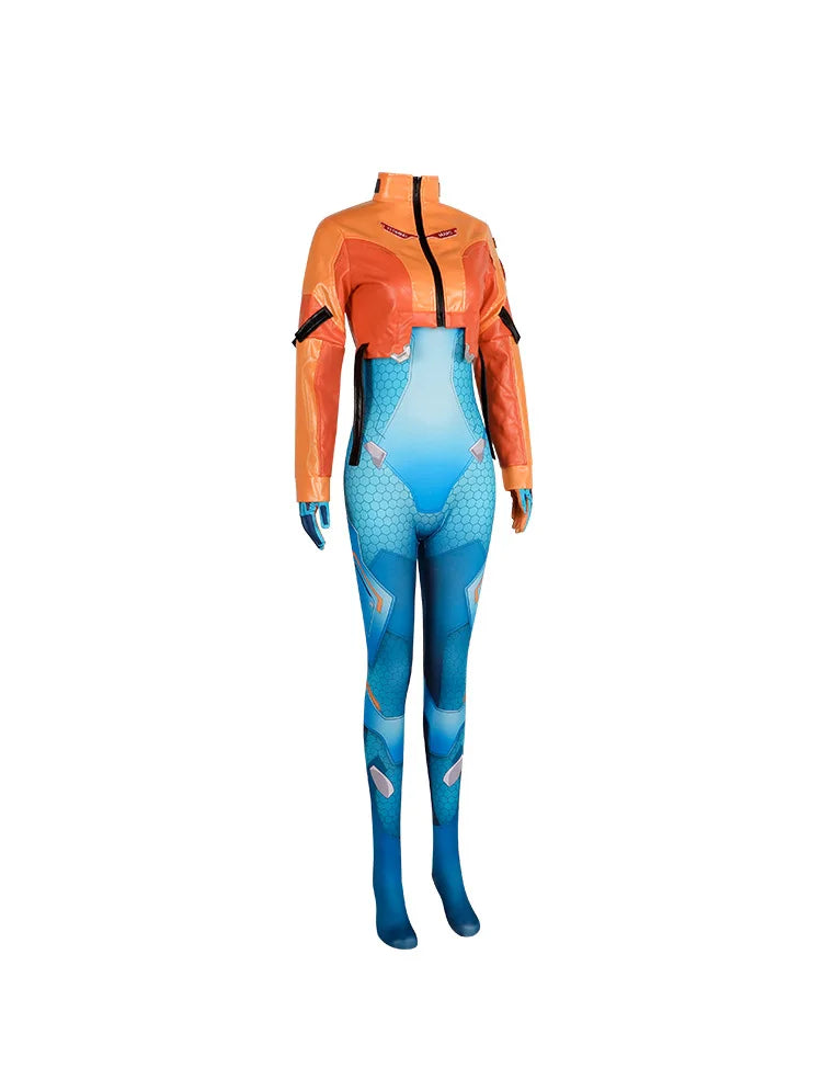 Σετ στολής cosplay Juno από το παιχνίδι Overwatch 2 με περούκα, πλήρες κοστούμι Support Hero, ρούχα για Halloween και καρναβάλι, Juno Teo Minh, για γυναίκες και κορίτσια