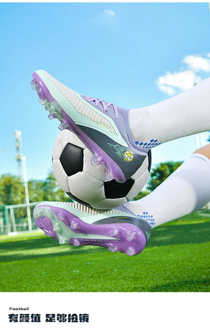 Zapatillas de fútbol profesionales para hombre, nuevas, de alta calidad, rápidas, con tacos para césped artificial, botas profesionales para campo de fútbol, zapatilla baja