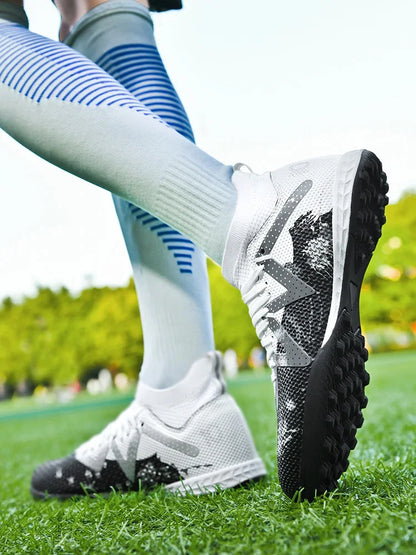 Chaussures de football pour homme, crampons Society, chaussures de football professionnelles, chaussures de football d'intérieur pour terrain rapide, baskets pour garçon, entraînement original