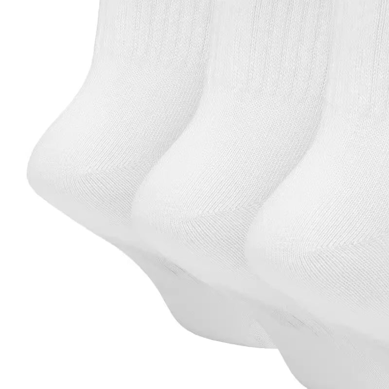 Nike Logo Athletic High-Top Socks Training Mid-Calf Socks Unisex Style Combo Pack White SX7676-100