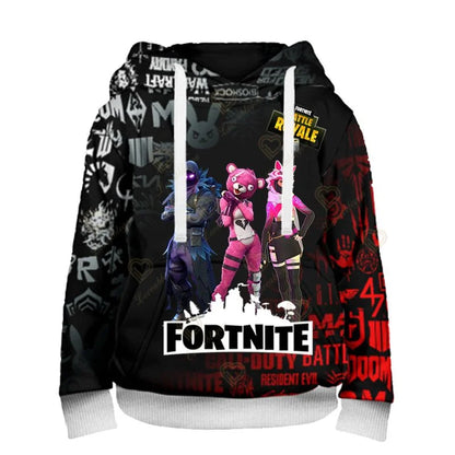 Fortnite Fans Hoodie 3D Battle Royale Print Cosplay Victory Printed Hoodies Men Women Children Hooded Streetwear Sweatshirts