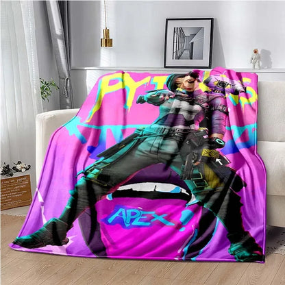 GAME APEX LEGENDS Blanket Lightweight Quilt Keep Warm Fabric Cute Blanket Bed Sofa Home Office Available in all seasons