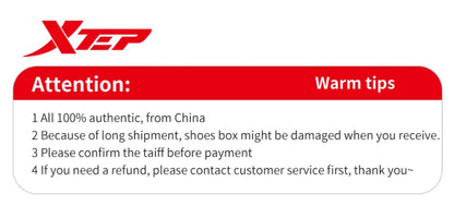 Xtep women's shoes running shoes wear-resistant casual sports shoes for women winter tennis female sneakers white 879318110073