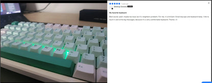 Tastiera meccanica wireless MCHOSE G75 Pro, layout 75%, montaggio gasket, 5 strati di smorzamento, retroilluminazione RGB, tri-mode, hot-swappable