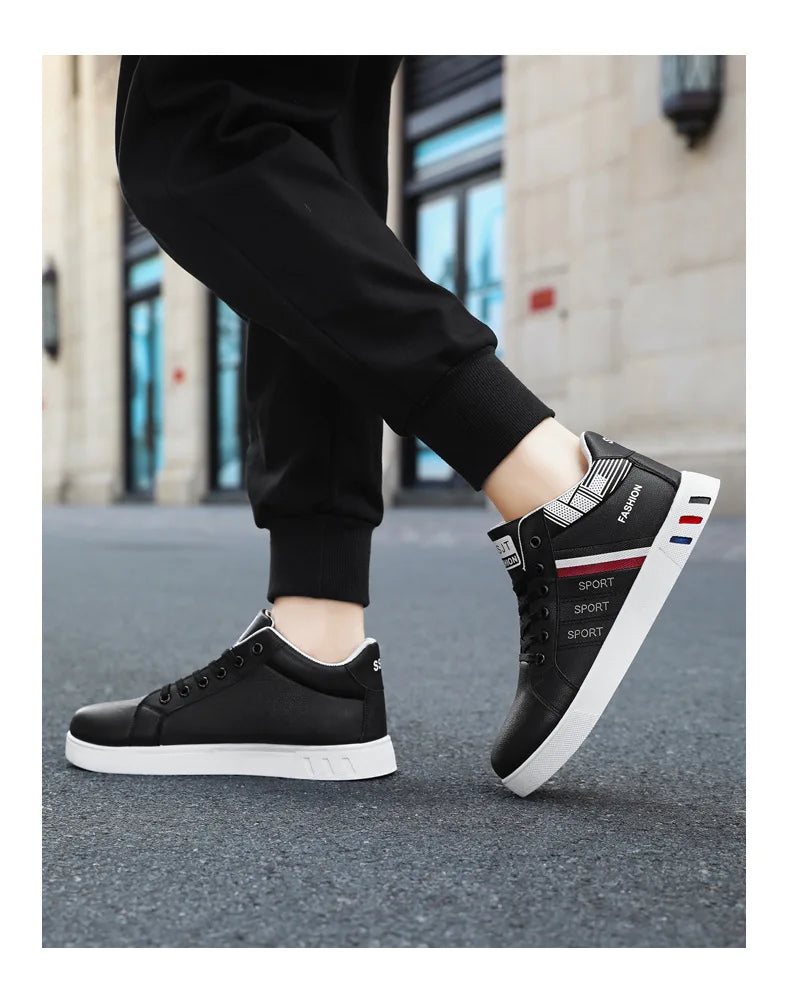 Men's Skateboarding Shoes 48 Casual High Top Walking Sneakers Sports Shoes Breathable Hip hop Shoes Street Shoes Chaussure Homme