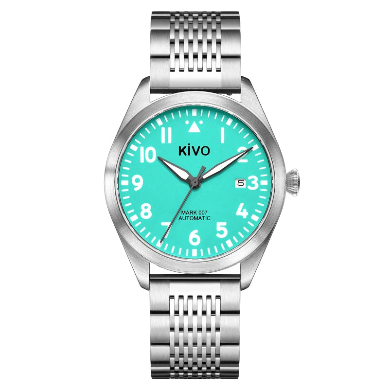 Swiss Aviator Pilot Automatic Watch Field Mechanical Timepieces Fliegeruhr Flieger Wristwatch Reloj Aviador Piloto Clock Uhr