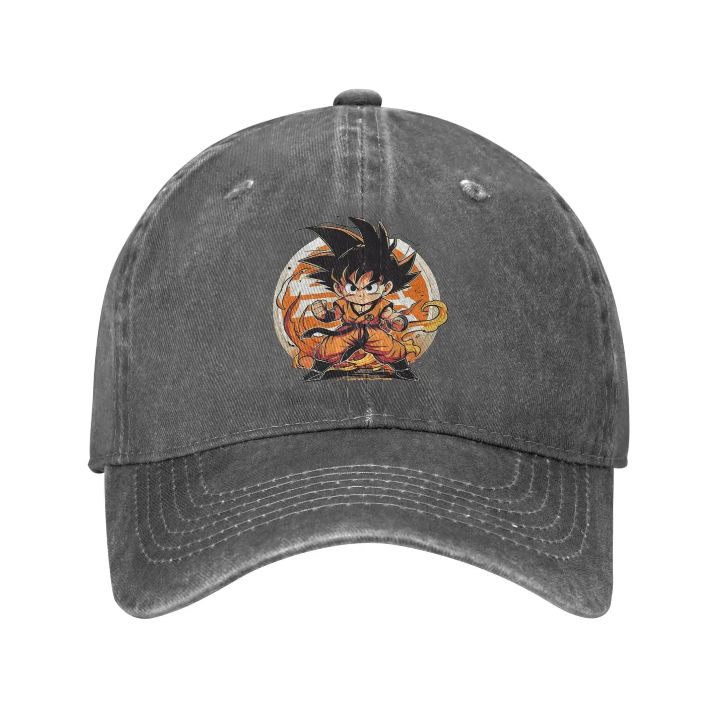DBZ Little Kakarot Baseball Cap Casual Distressed Cotton dragon ball Sun Cap for Men Women Outdoor Adjustable Fit Hats Cap, produit gaming premium Fraquane, produits de luxe, nouvelle génération, équipement gamer