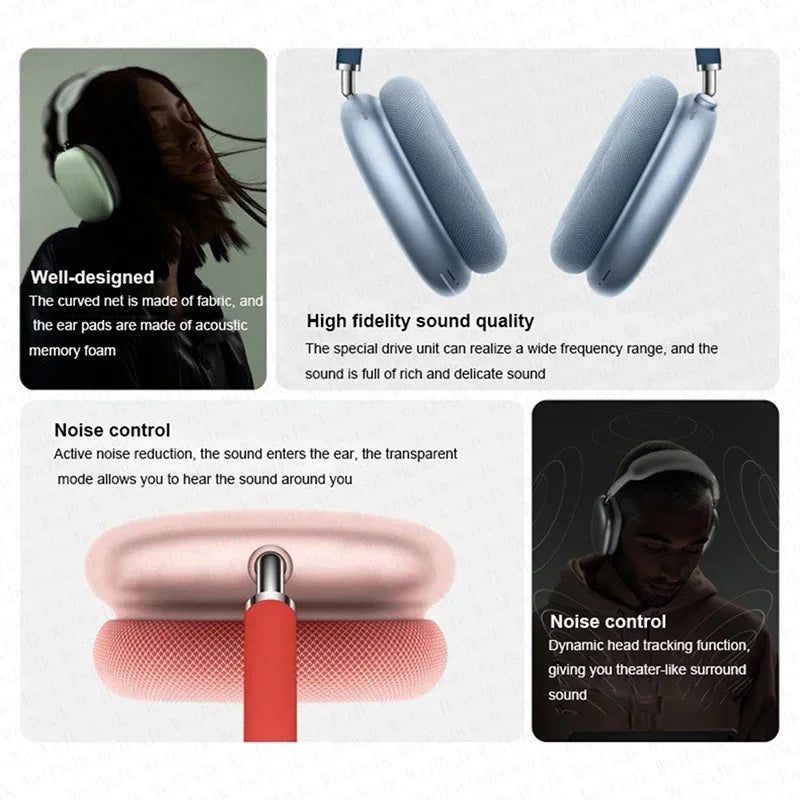 2025 Air Max P9 TWS Wireless Bluetooth 5.1 Earphones with Mic – Noise Cancelling Gaming Sports Earbuds for iPhone Android PC