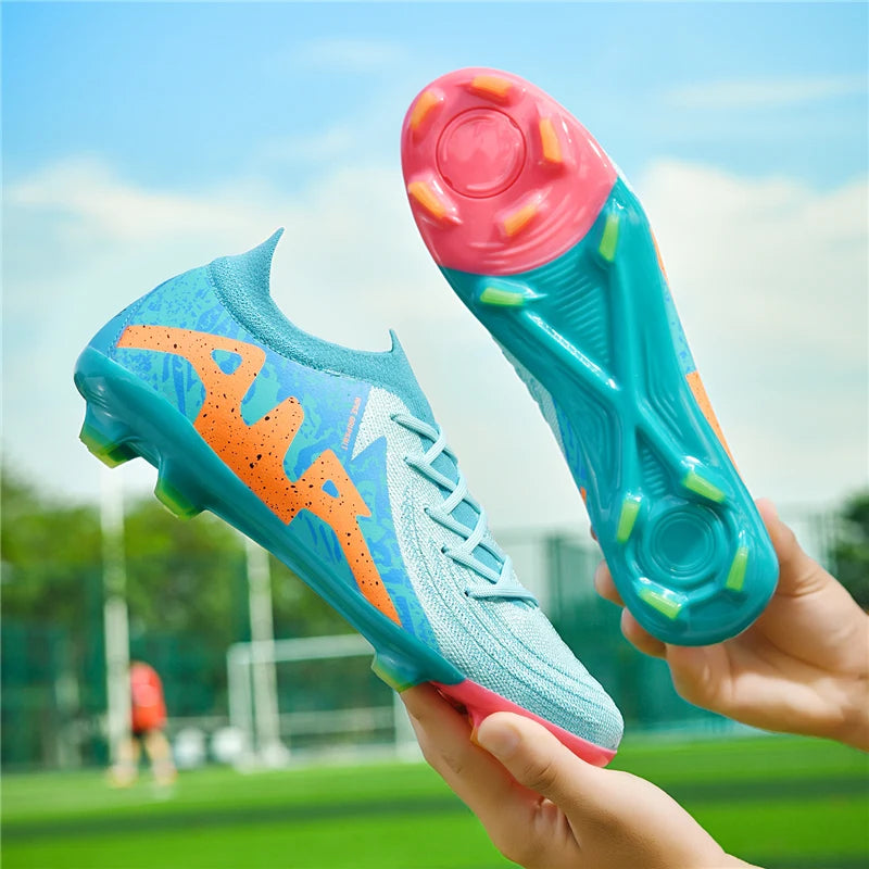 Chaussures de football professionnelles pour hommes, chaussures de foot pour adultes, crampons de football de club, chaussures d'entraînement ultralégères, baskets de football d'extérieur
