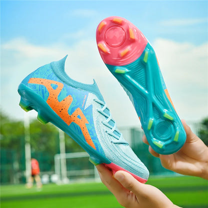 Chaussures de football professionnelles pour hommes, chaussures de foot pour adultes, crampons de football de club, chaussures d'entraînement ultralégères, baskets de football d'extérieur