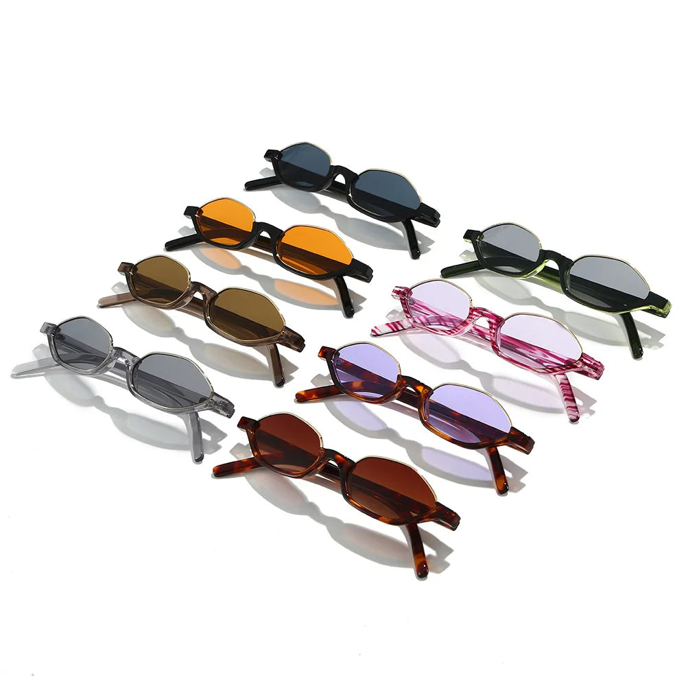 Dámské malé sluneční brýle Half Frame Designer ve stylu „cat eye“ s ochranou UV400 – značka