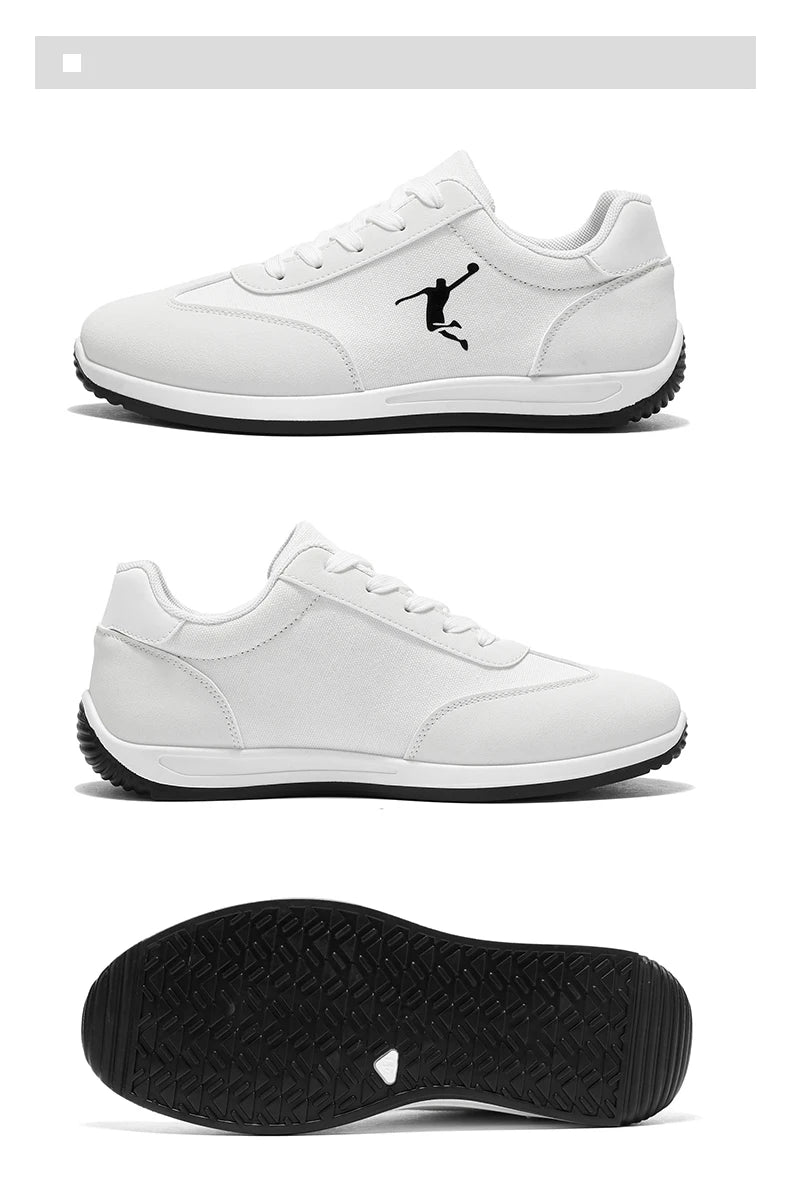 Men's Shoes, Spring and Autumn Trendy Styles, New Cross-Border Models, White, Black, Red Sneakers, Soft-Soled Breathable Men's Low-Top Versatile Casual Shoes